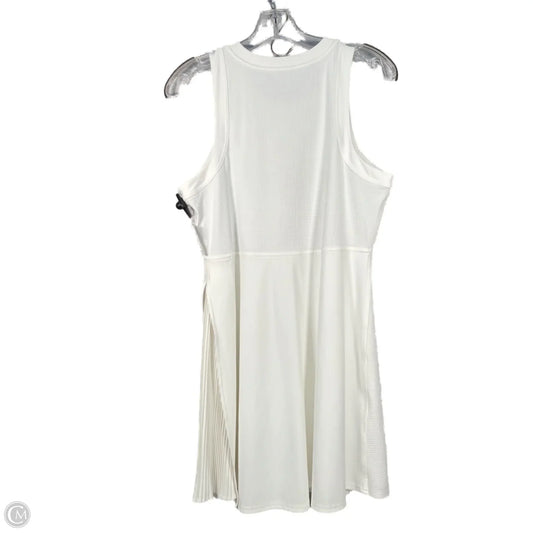 Athletic Dress By Lululemon In White, Size: M