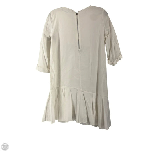 Dress Casual Midi By Zara In White, Size: S