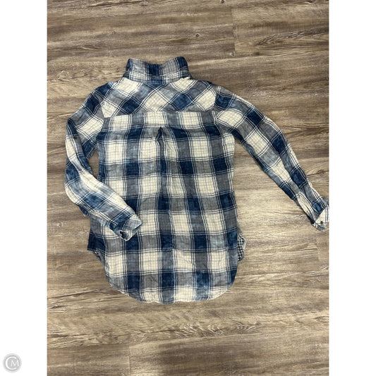 Top Long Sleeve By Cloth & Stone In Blue, Size: S