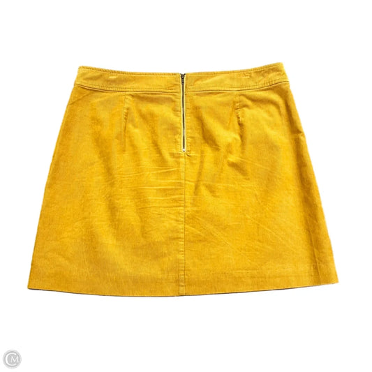 Skirt Mini & Short By J. Crew In Yellow, Size: 16