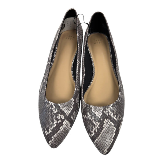 Shoes Flats By A New Day In Snakeskin Print, Size:11