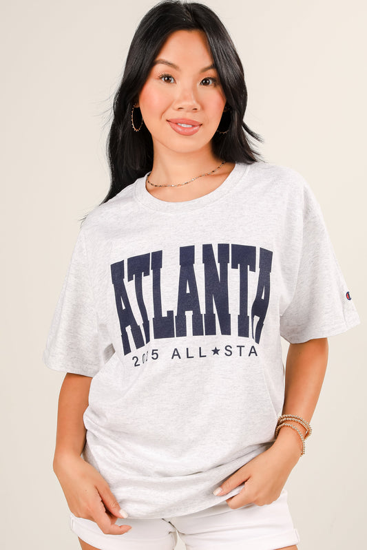 Heather Grey Atlanta 2025 All-Star Tee