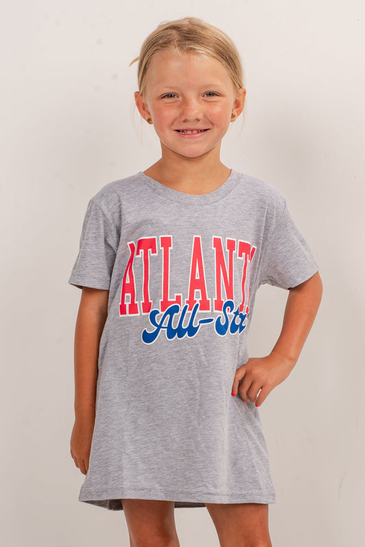 Youth Heather Grey Atlanta All-Star Tee