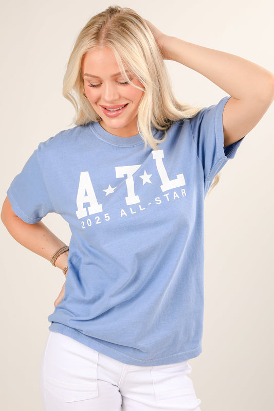 Light Blue ATL 2025 All-Star Tee