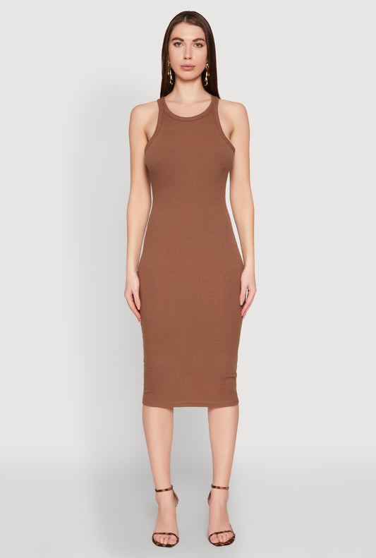 Racerback Midi Tank Dress