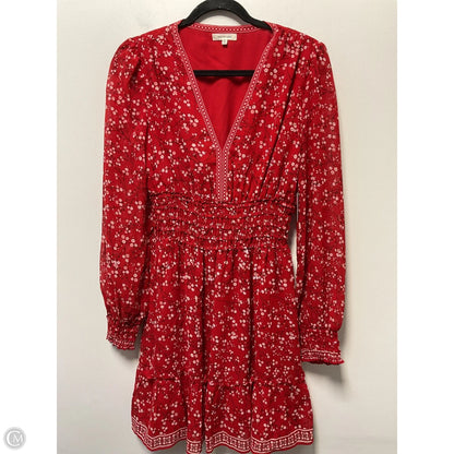 Dress Casual Short By Max Studio In Red, Size: M