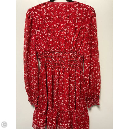 Dress Casual Short By Max Studio In Red, Size: M