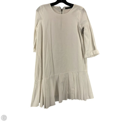 Dress Casual Midi By Zara In White, Size: S