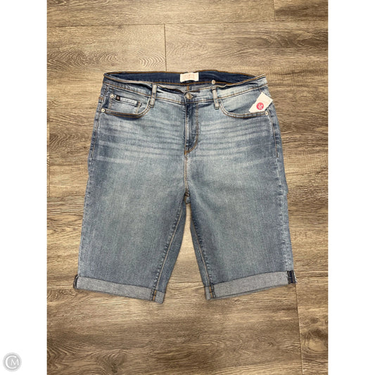 Shorts By Curve Appeal In Blue Denim, Size: 12
