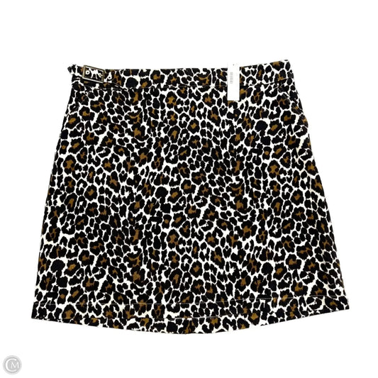 Skirt Mini & Short By J. Crew In Leopard Print, Size: 16