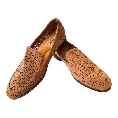 Shoes Flats By Clarks In Brown, Size:5