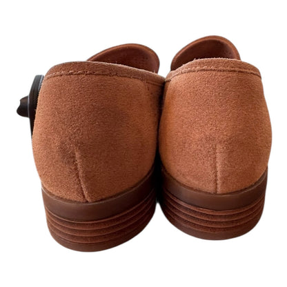Shoes Flats By Clarks In Brown, Size:5