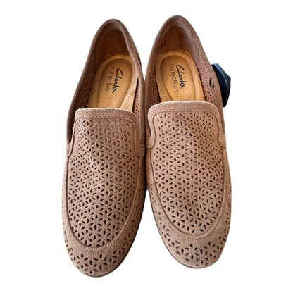 Shoes Flats By Clarks In Brown, Size:5