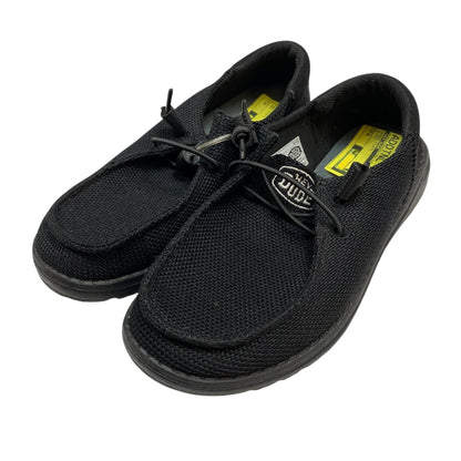 Shoes Flats By Hey Dude In Black, Size:6