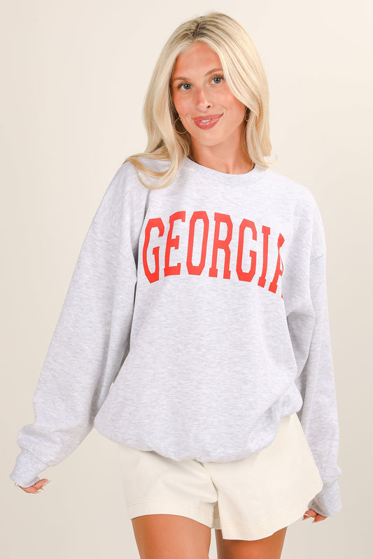 Heather Grey Georgia Sweatshirt