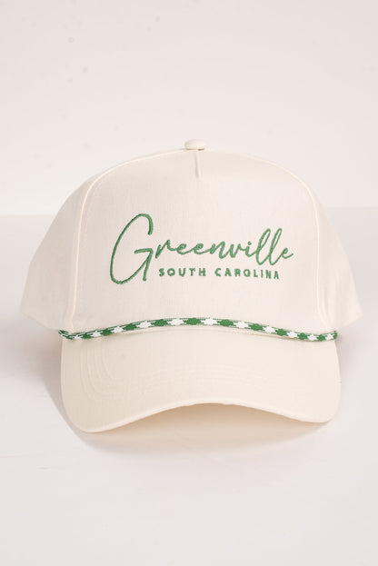 Green Greenville South Carolina Hat