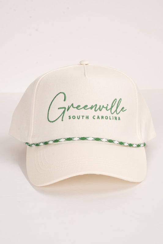 Green Greenville South Carolina Hat